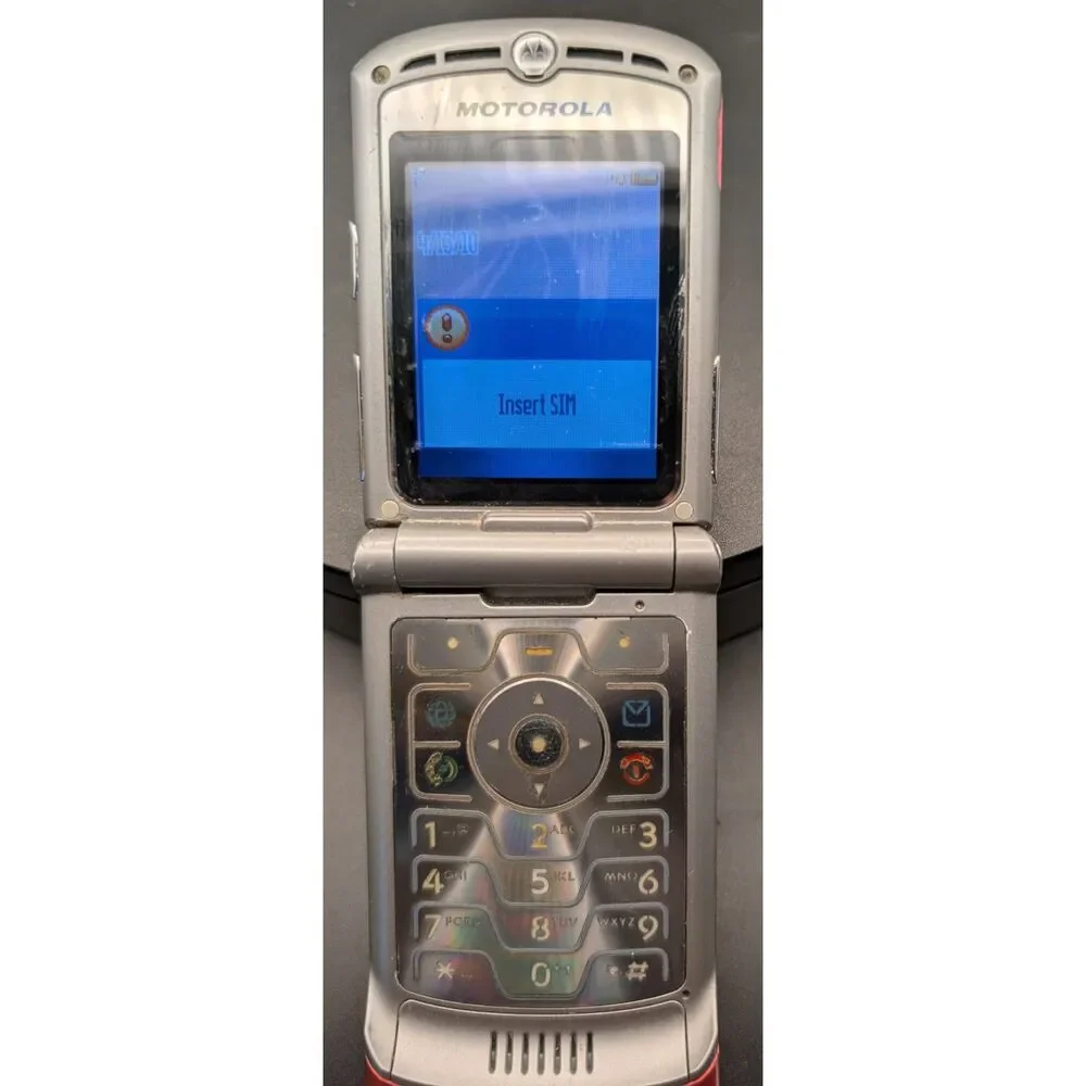 Motorola RAZR V3 Pink – Tested Charging – Phone & Battery Only – Classic Flip